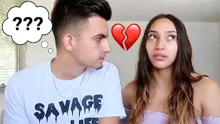 I WORE NO MAKEUP TO SEE HOW MY BOYFRIEND WOULD REACT!!