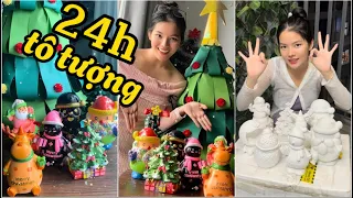 24H TÔ TƯỢNG NOEL và cái kết XIN CHỪA🫣😭🎄