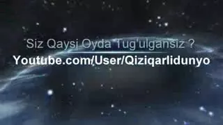 Tug'ilgan oyingizga qarab harakter qisqacha video