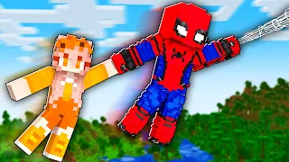 Minecraft SUPERHEROES! (EPIC HEROES AND VILLAINS WITH POWERS!)