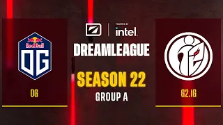 Dota2 - OG vs G2.iG - Game 1 - DreamLeague Season 22 - Group A