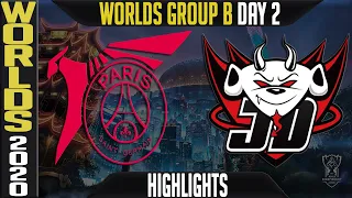 PSG vs JDG Highlights | Worlds 2020 Group B Day 2 - LoL World Championship | PSG Talong vs JD Gaming