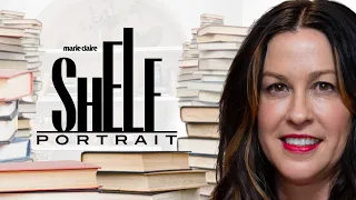 Alanis Morissette Takes Us Inside Her Massive Home Library | Shelf Portrait | Marie Claire