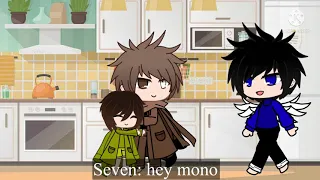Five and Six turn into a baby| Ft. little nightmares characters|⚠️MY AU⚠️| Mono X Six| Five X Seven