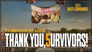 5th Anniversary - Thank you for 5 years! | PUBG