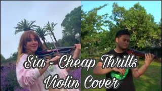 Sia - Cheap Thrills Violin Cover (Maximus Molato X Noemi Violin)