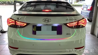 ELANTRA 12-16 韓版燻黑尾燈