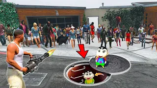 GTA 5: SAVE Franklin's HOUSE in a ZOMBIE Outbreak - Zombie ATTACK ON FRANKLIN HOUSE! (GTA 5 mods)