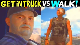 GET IN THE TRUCK vs WALKING - All Outcomes Choices - Life is Strange 2 Episode 4