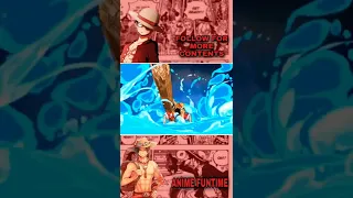 LUFFY BEING COLD ASF STADING IN FRONT OF 3 ADMIRALS | ONE PIECE | ANIME FUNTIME | #SHORTS