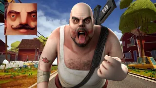 Hello Neighbor - My New Neighbor Big Mr. Meat 2: Prison Break History Gameplay Walkthrough