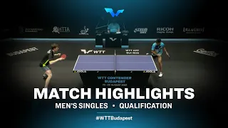 Manush Utpalbhai Shah vs Kilian Ort | WTT Contender Budapest 2021 (Qual)