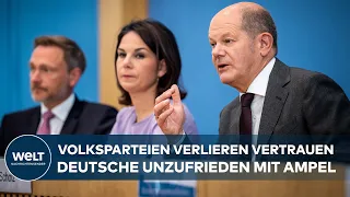 DEUTSCHLAND-UMFRAGE: AfD wird stärker! Wähler sind unzufrieden mit Ampel-Regierung