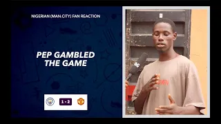 MANCHESTER CITY 1 - 2 MANCHESTER UNITED (NIGERIAN FAN REACTION) FA CUP FINAL 2024 HIGHLIGHT