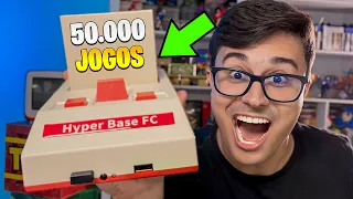 Comprei um VIDEOGAME CHINÊS que roda CARTUCHO com 50.000 jogos