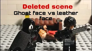 Lego ghost face vs leather face ( deleted scene )