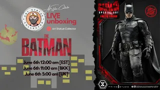 1/3 scale The Batman Special Art Edition DX with Bonus [Live Unboxing] | Prime 1 Studio