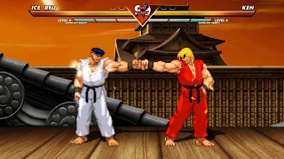 ICE RYU vs FIRE KEN - The most epic fight ever made❗