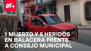 Enfrentamiento a balazos entre simpatizantes de Morena y PVEM deja 1 muerto y 5 heridos - En Punto