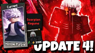 UPDATE 4 IS AMAZING! GOT NEW BEST KAGUNE & SKILL IN ANIME PUNCH SIMUALTOR!