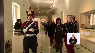 Cristina entregó el sable corvo del General San Martín al Museo Histórico Nacional