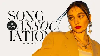 Daya Sings Dua Lipa, Labrinth and "Don't Let Me Down" in a Game of Song Association | ELLE