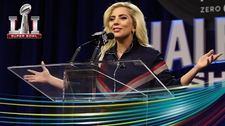 Best of Lady Gaga's Super Bowl LI Press Conference