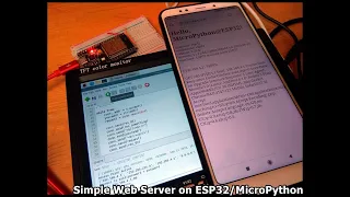 Simple Web Server on ESP32/MicroPython