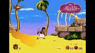 Aladdin : SEGA GENESIS - Level 2 (The Desert : Find the Scarabs)