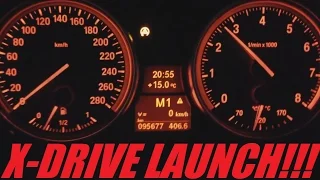 BMW N54 335xi Great Launch 0-100 km/h (0-60 MPH)