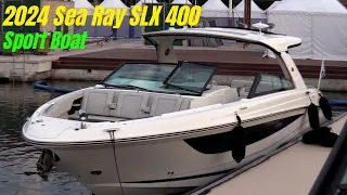 2024 Sea Ray SLX 400 Review - Sport Boat | BoatTube