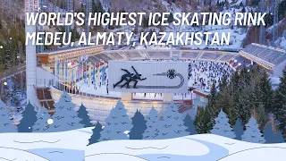 Medeu Ice Skating Rink 4k , Almaty, Kazakhstan 2022, Медеу Мұз Айдыны, Қазақстан
