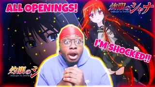 BLIND REACTION! First Time Reacting To Shakugan No Shana ALL OPENINGS Reaction