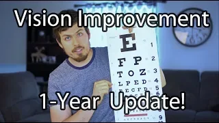 Vision Improvement 1 Year update! Endmyopia.org Reduced Lens Method