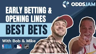 Early Sports Betting | 6/9 Opening Lines | Best Bets, Picks & Predictions