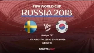 Sweden vs South Korea ,The 2018 FIFA World Cup 2018 | highlights |