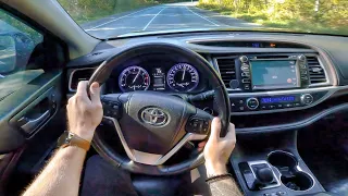 2015 Toyota Highlander 3.5 AT - POV TEST DRIVE