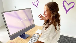 Фиолетовый iMac на M1 - распаковка и первое впечатление💜