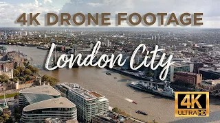 London, England - Aerial Drone Footage 4k