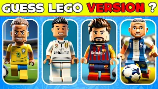 Guess LEGO Version of Football Player 🧩⚽CR7, Messi, Neymar, Mbappe, Haaland