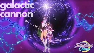 Evil Sailor Pluto and Sailor Saturn Attack! - Sailor Moon Cosmos