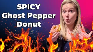 Dunkin's SPICY Ghost Pepper Donut Review | Taste Test Tuesday