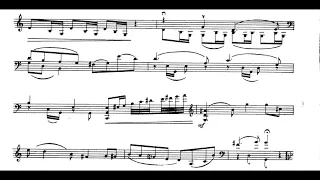 Sergei Prokofiev - Cello Concertino in G Minor, Op. 132 (1953) [Score-Video]