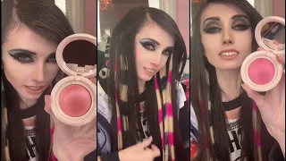 Eugenia Cooney Tries Two Shades Of Rare Beauty Soft Pinch Luminous Powder Blushes (4-22-24) #tiktok