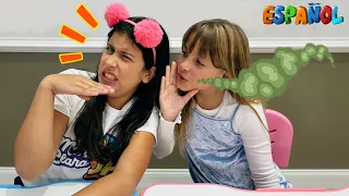 Maria Clara y JP enseñan a su amiga del colegio a cuidar su apariencia