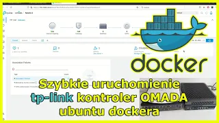 Szybkie uruchomienie tp-link kontroler Omada Ubuntu Docker