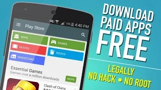 HOW TO DOWNLOAD PAID APPS FROM GOOGLE PLAY STORE ( Hack PlayStore )