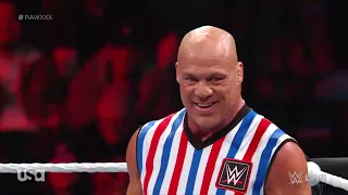 Seth Rollins & The Street Profits vs The Imperium: Kurt Angle Special Guest Referee - WWE Raw is XXX