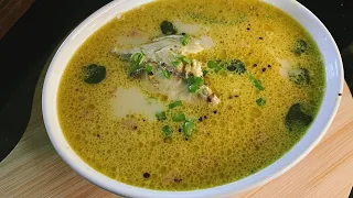 කාරල් සුප් | Silver belly (kaaral) fish soup | for cold weather 🤍