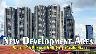 New Development Area South Of Phnom Penh City Cambodia May 2024